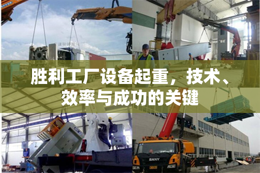 胜利工厂设备起重，技术、效率与成功的关键