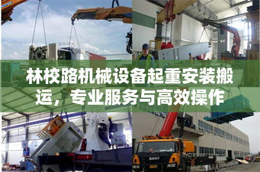 林校路机械设备起重安装搬运，专业服务与高效操作