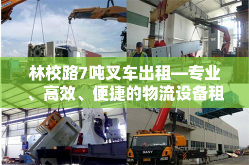 林校路7吨叉车出租—专业、高效、便捷的物流设备租赁服务