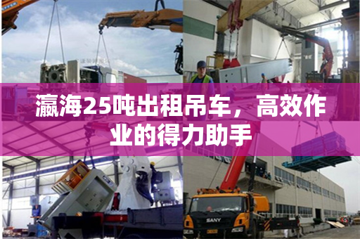 瀛海25吨出租吊车，高效作业的得力助手
