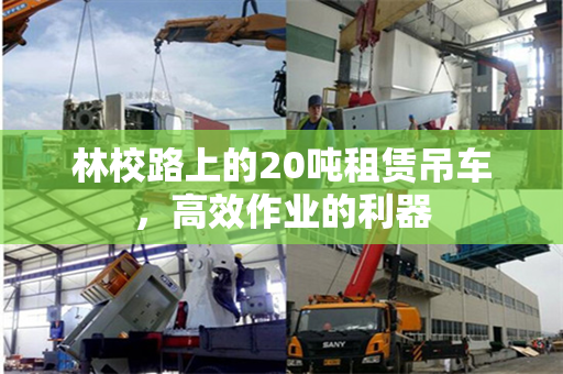 林校路上的20吨租赁吊车，高效作业的利器