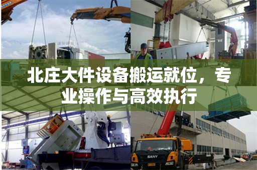 北庄大件设备搬运就位，专业操作与高效执行
