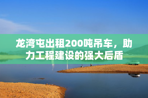 龙湾屯出租200吨吊车，助力工程建设的强大后盾