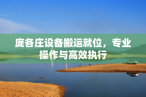 庞各庄设备搬运就位，专业操作与高效执行