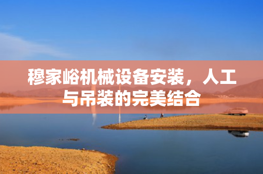 穆家峪机械设备安装，人工与吊装的完美结合