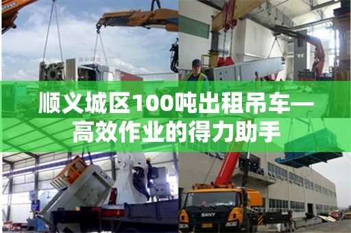 顺义城区100吨出租吊车—高效作业的得力助手