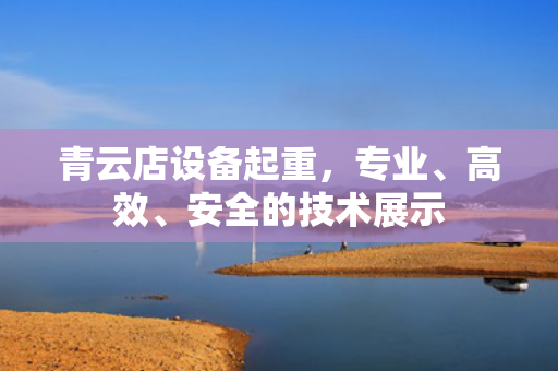 青云店设备起重，专业、高效、安全的技术展示