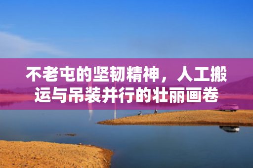 不老屯的坚韧精神，人工搬运与吊装并行的壮丽画卷