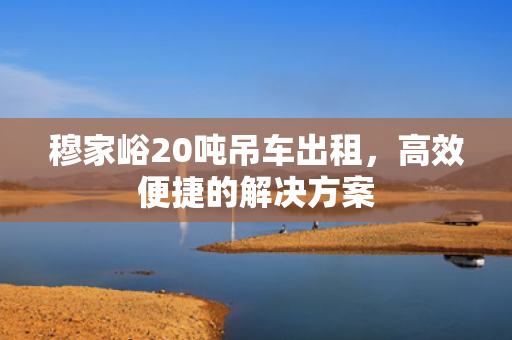 穆家峪20吨吊车出租，高效便捷的解决方案