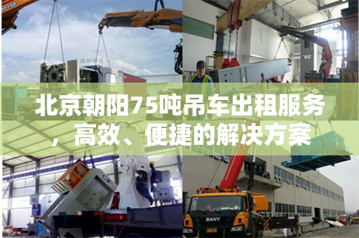 北京朝阳75吨吊车出租服务，高效、便捷的解决方案