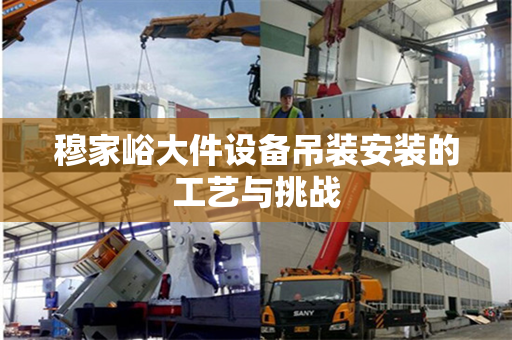 穆家峪大件设备吊装安装的工艺与挑战