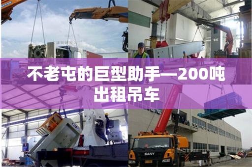 不老屯的巨型助手—200吨出租吊车