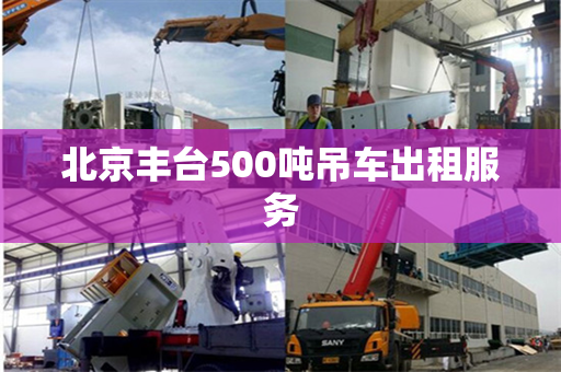 北京丰台500吨吊车出租服务