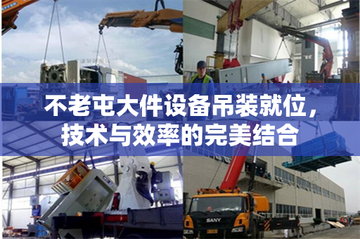 不老屯大件设备吊装就位，技术与效率的完美结合