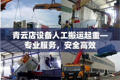 青云店设备人工搬运起重—专业服务，安全高效