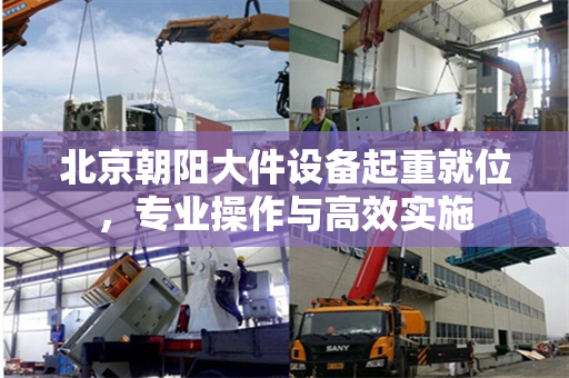 北京朝阳大件设备起重就位，专业操作与高效实施