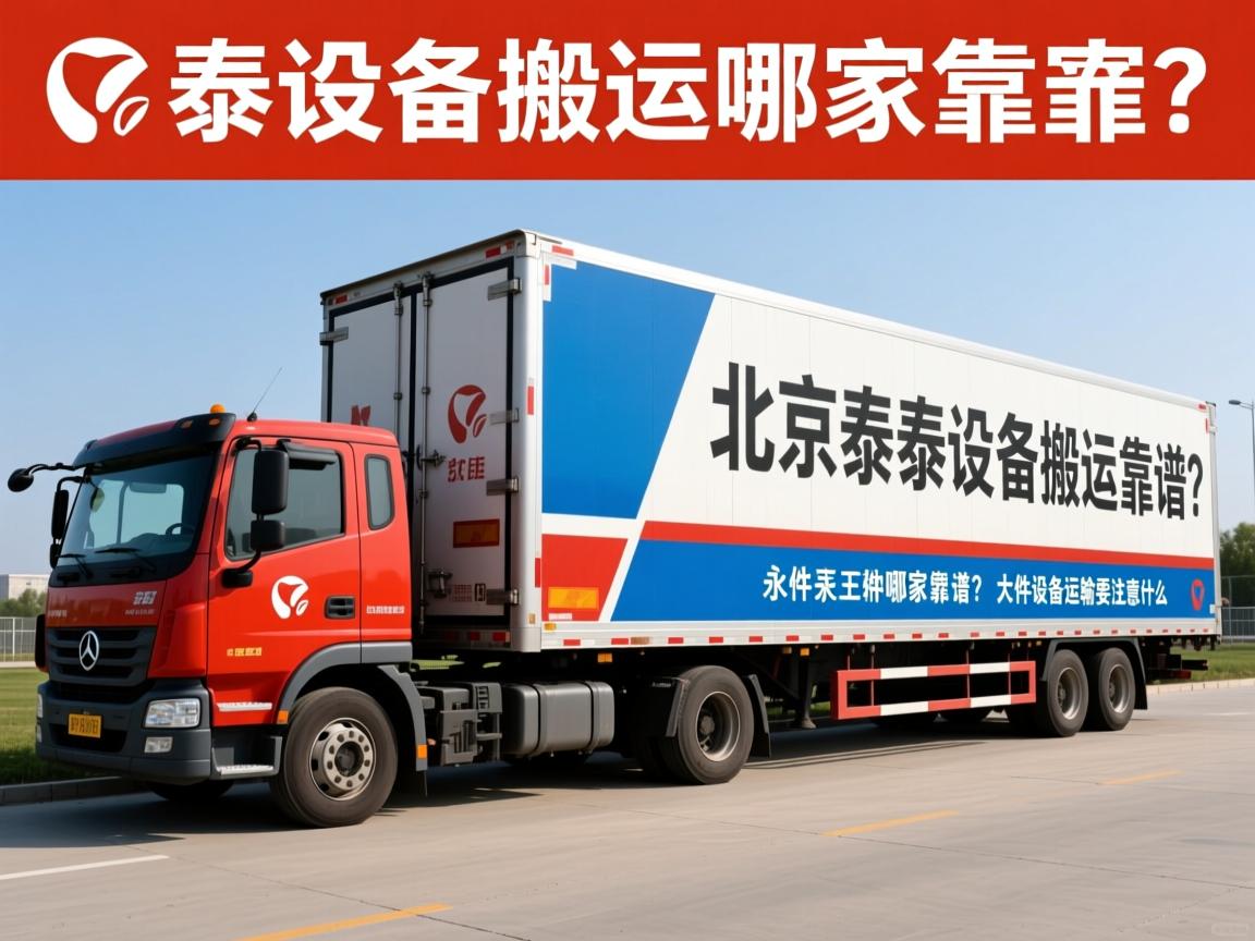北京永泰设备搬运哪家靠谱?大件设备运输要注意什么