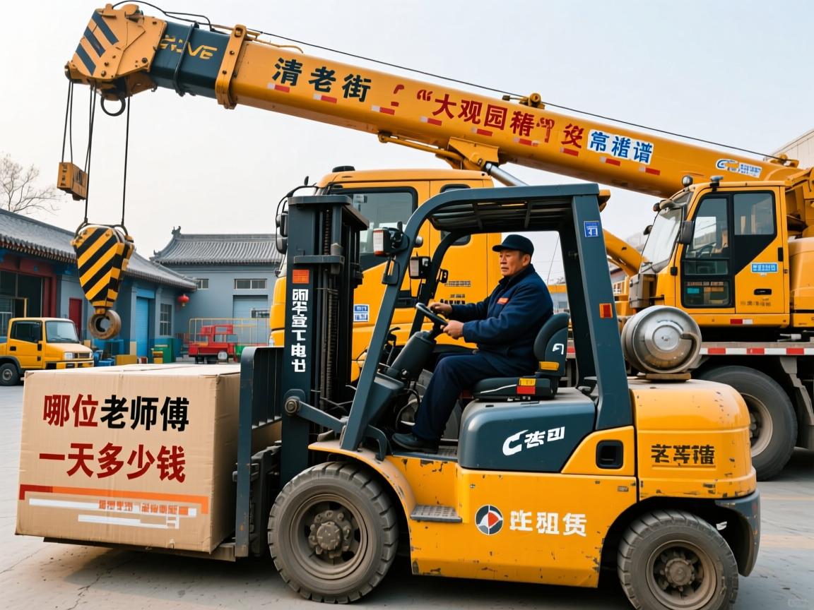 北京宣武区车间设备搬运：哪位老师傅清楚长椿街附近靠谱的叉车出租电话？大观园吊车租赁一天多少钱？
