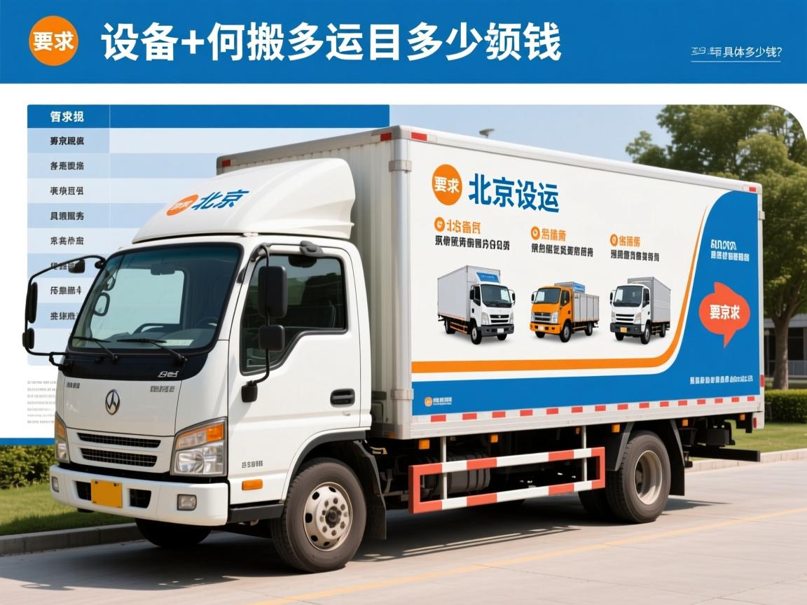 北京设备搬运价目表，各项服务具体多少钱？