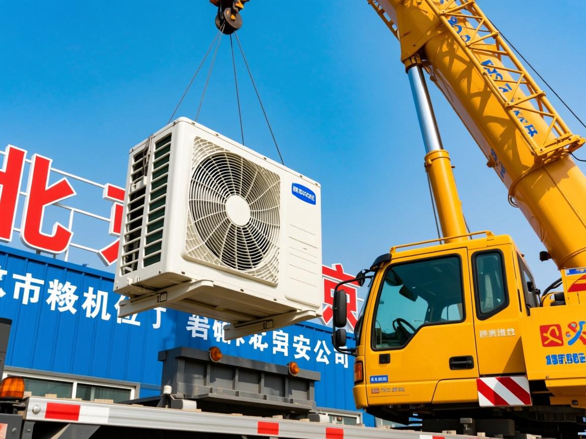 北京市机械设备搬运公司_大型空调吊装就位时如何确保安全与精准？