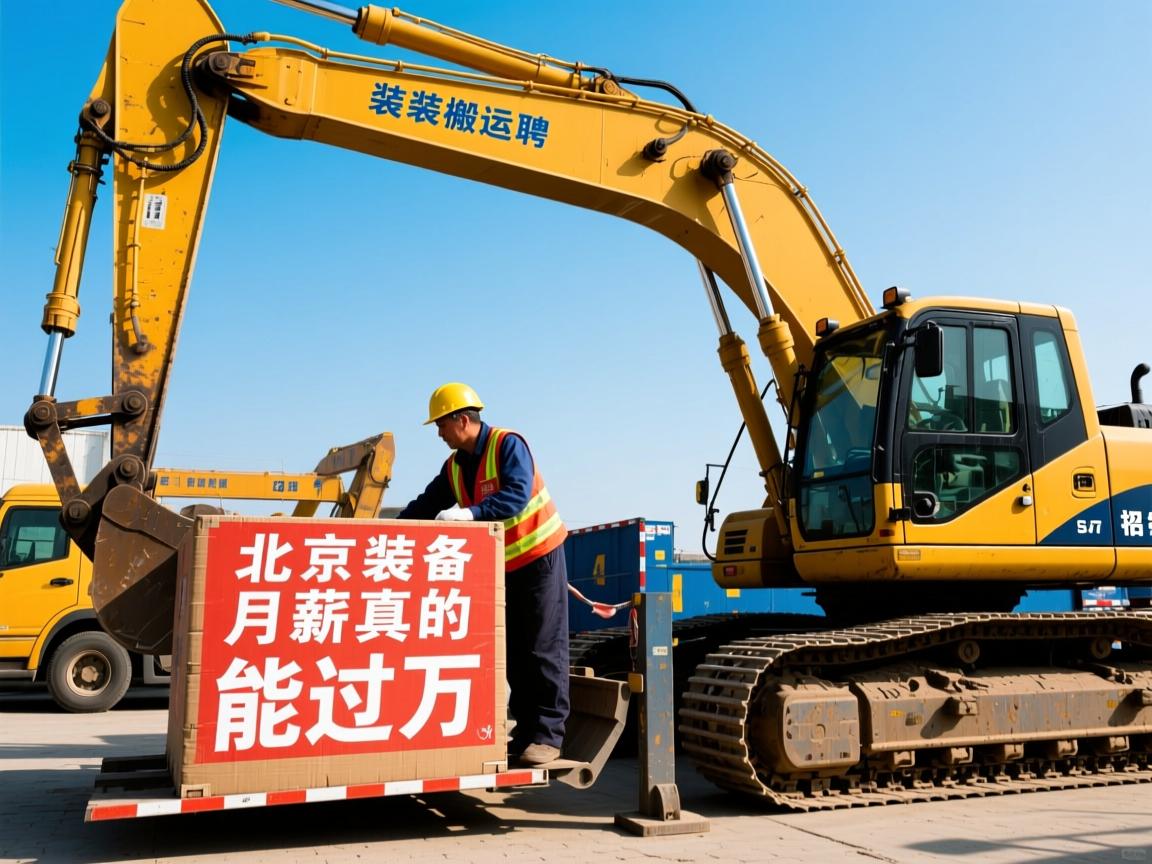 北京设备吊装搬运工招聘,月薪真的能过万吗?