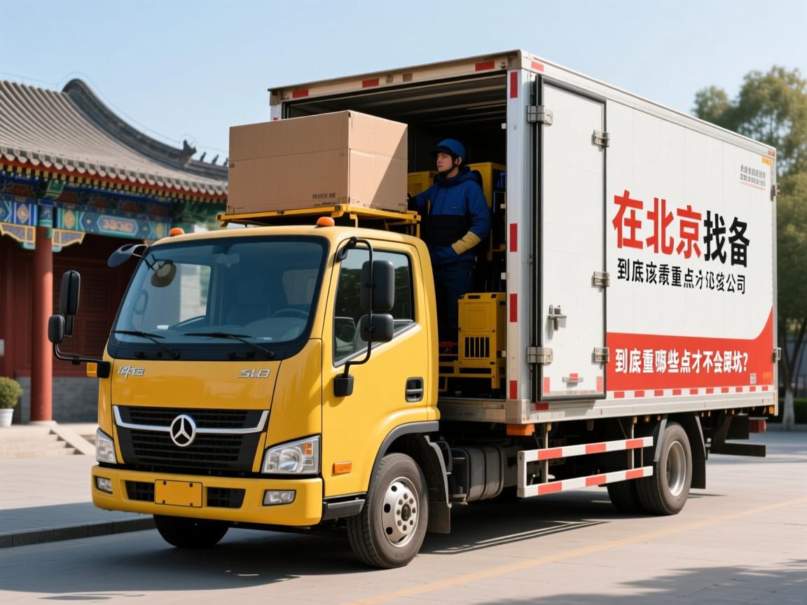在北京找设备搬运公司到底应该看重哪些点才不会踩坑？