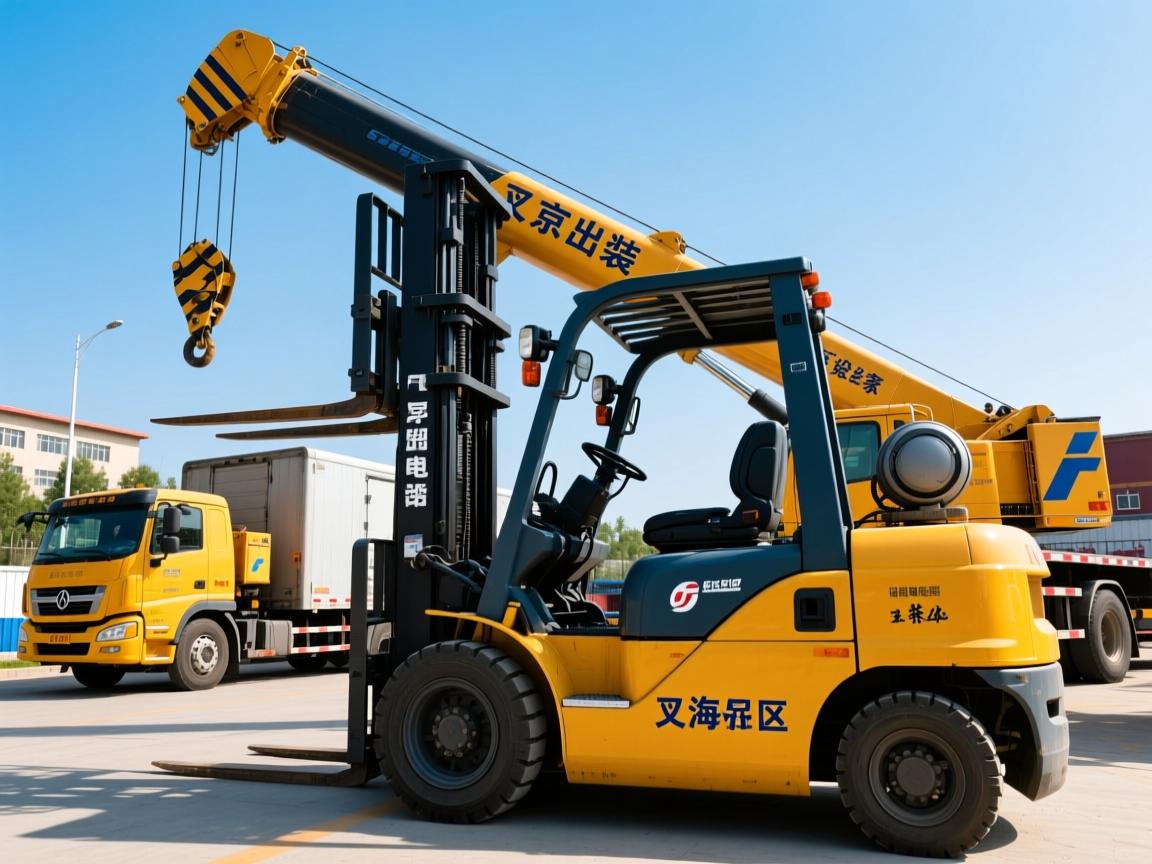 北京海淀区设备吊装搬运安装电话：叉车出租如何联系？专业设备吊装搬运哪家靠谱？