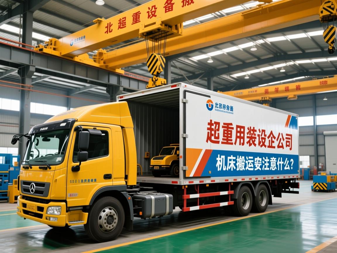北京起重设备搬运企业_专业起重吊装设备公司哪家靠谱？机床搬运要注意什么？