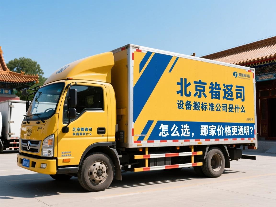北京设备搬迁公司怎么选，收费标准是什么，哪家价格更透明？