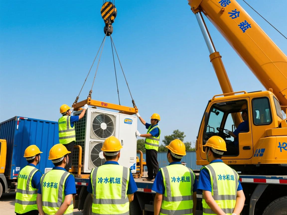 平谷人工起重吊装搬运怎么选团队？冷水机组吊装要注意什么？