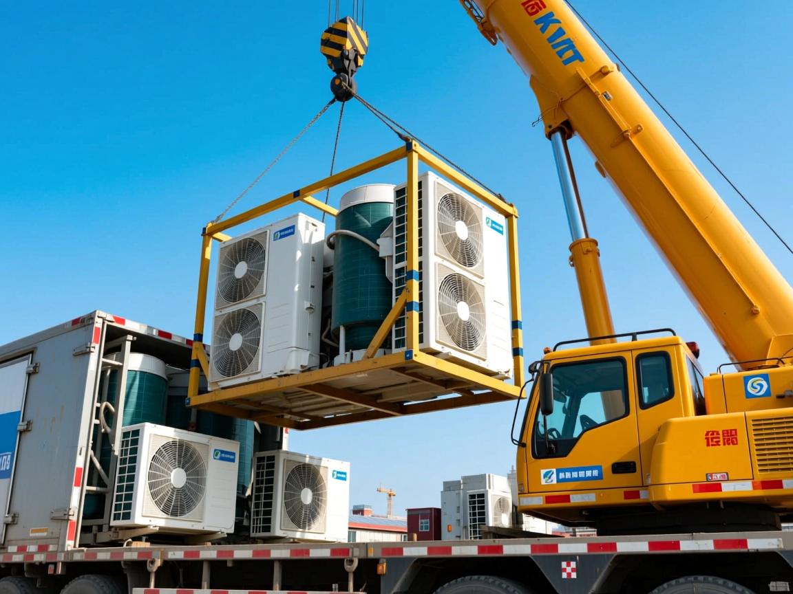 北京空调设备吊装搬运怎么选？空调机组吊装注意事项_冷水机组搬运全流程解析
