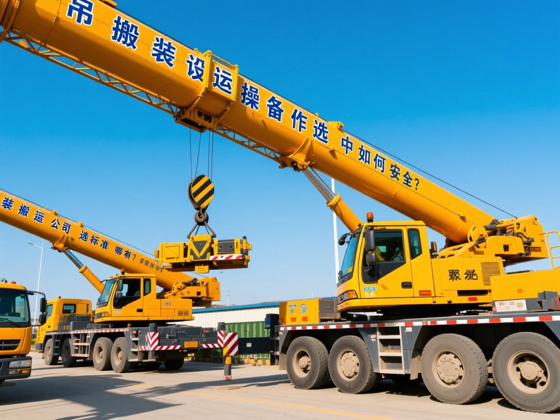北京吊装搬运设备操作中如何确保安全？起重吊装搬运公司选择标准有哪些？