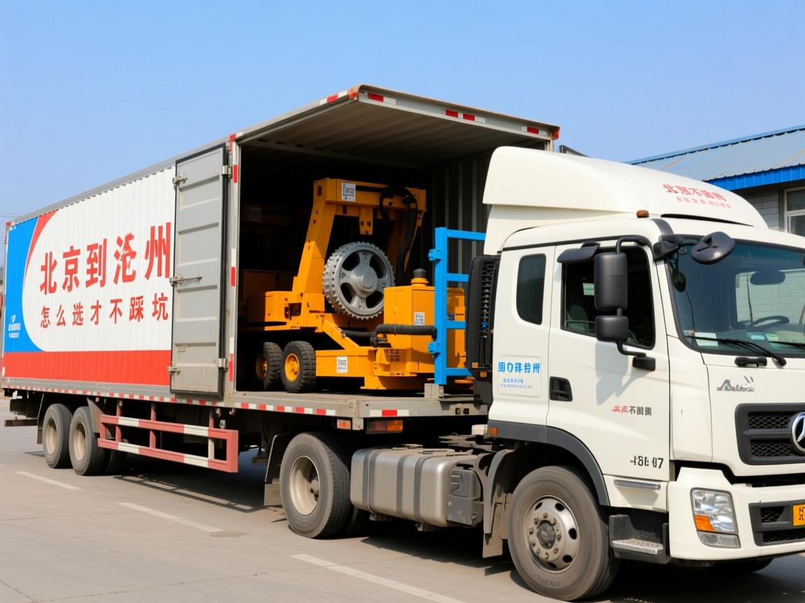北京到沧州设备搬运，怎么选才不踩坑？