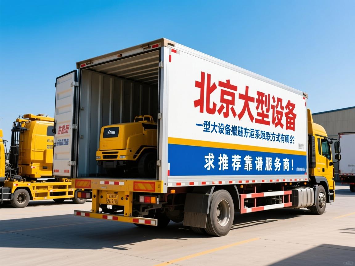 北京大型设备搬运联系方式有哪些？求推荐靠谱服务商！