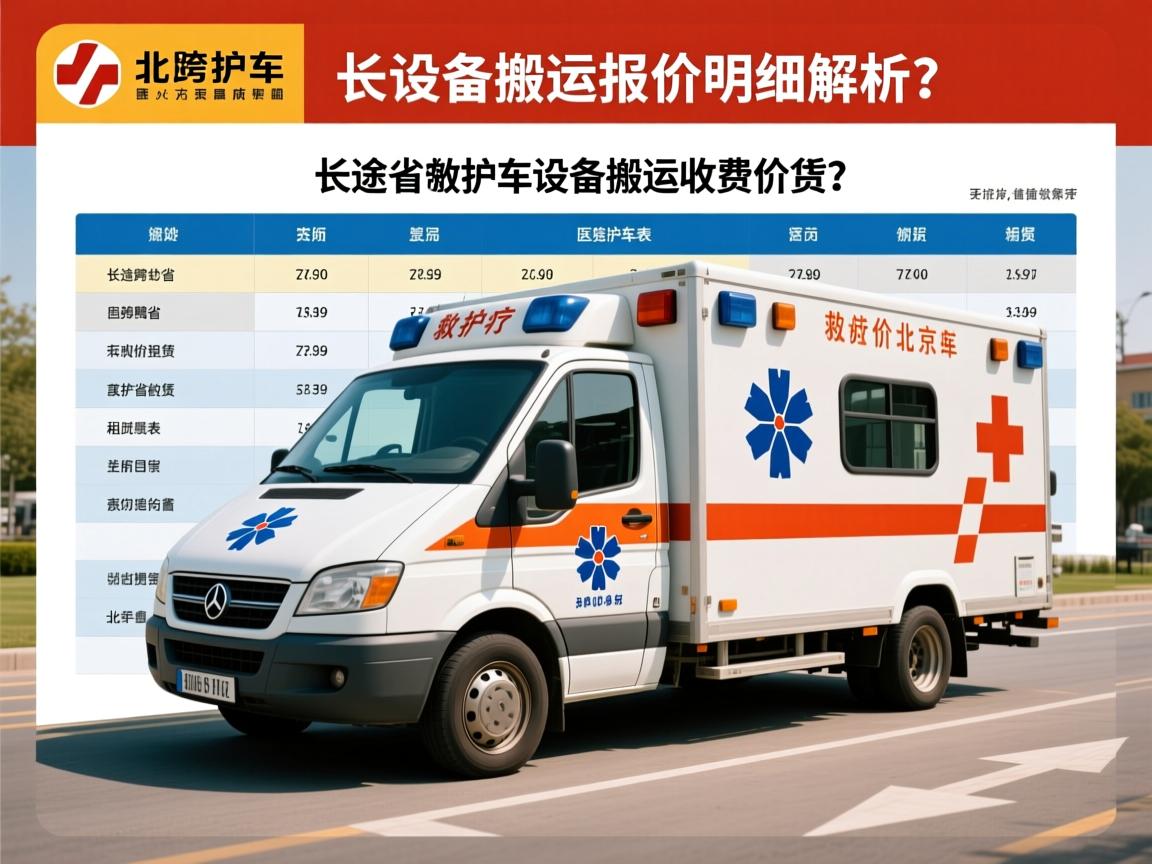 北京医疗设备搬运报价明细解析:长途跨省救护车租赁收费价目表是怎样的? 北京医疗设备搬运报价明细解析:长途跨省救护车租赁收费价目表是怎样的?