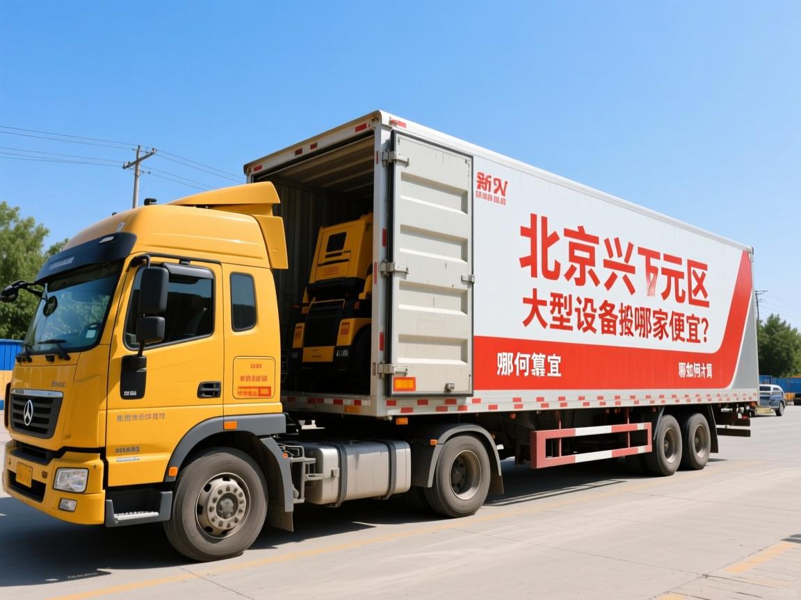 北京大兴区大型设备搬运哪家便宜？价格如何计算，哪家服务好又靠谱？