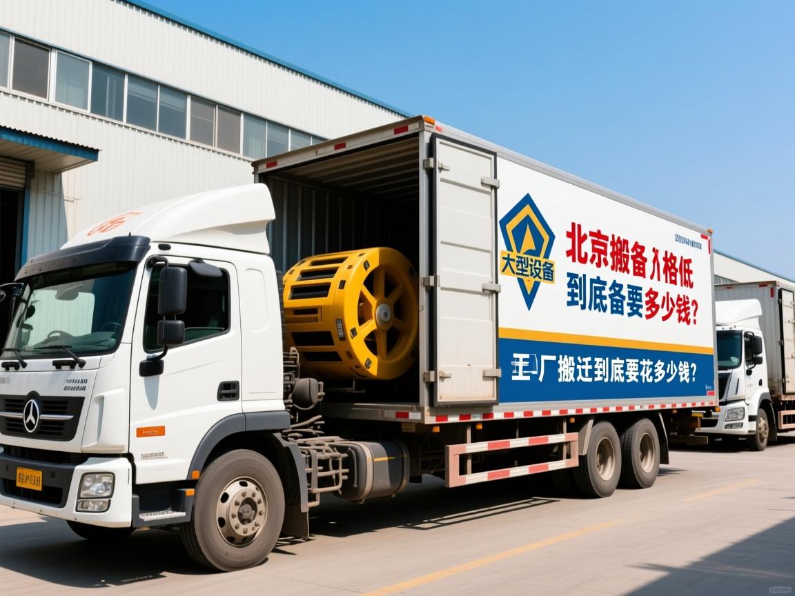 北京大型设备搬运价格低，工厂搬迁到底要花多少钱？
