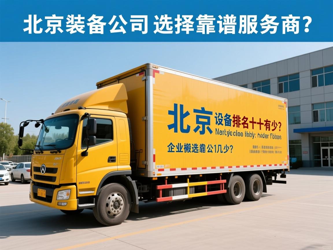 北京设备搬运公司排名前十有哪些?企业搬迁如何选择靠谱服务商?