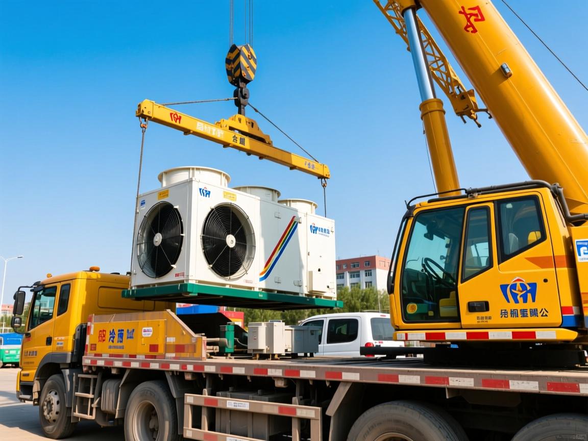 北京顺义区设备搬运公司：冷水机组如何安全吊装_企业单位搬家设备搬迁要注意什么？
