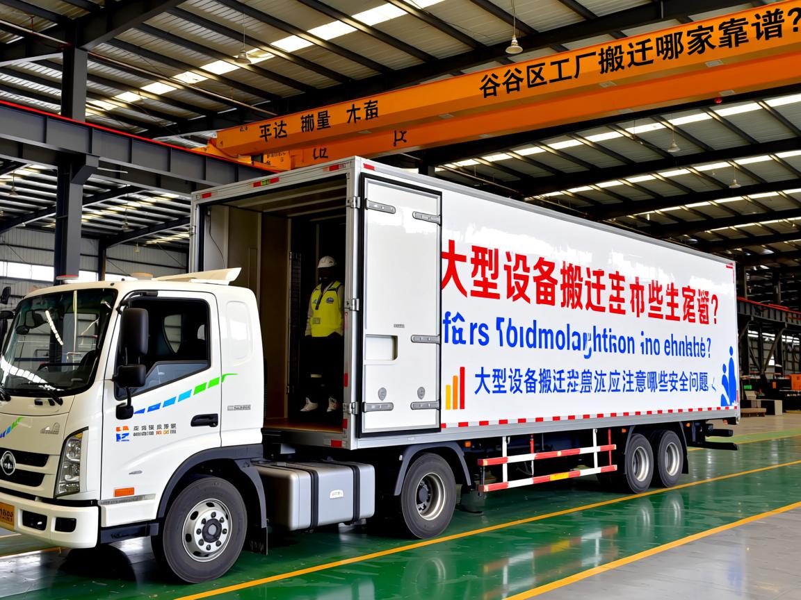 北京市平谷区工厂搬迁哪家靠谱？大型设备搬迁需要注意哪些安全问题？