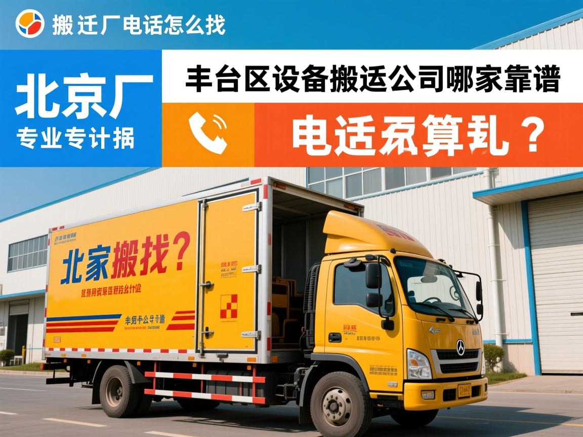 北京专业工厂搬迁电话怎么找？丰台区设备搬迁公司哪家靠谱？费用如何计算？