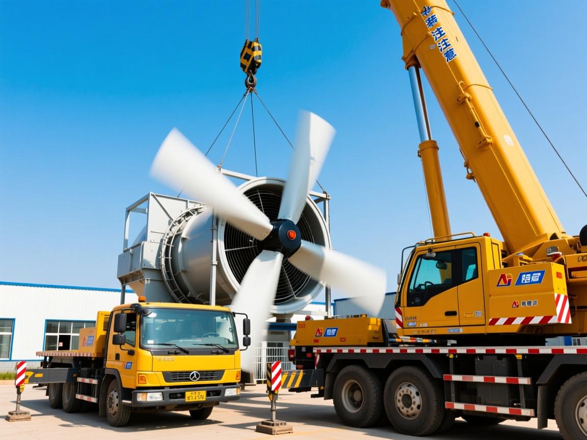 北京风机起重搬运公司怎么选？室外大型风机吊装要注意什么？