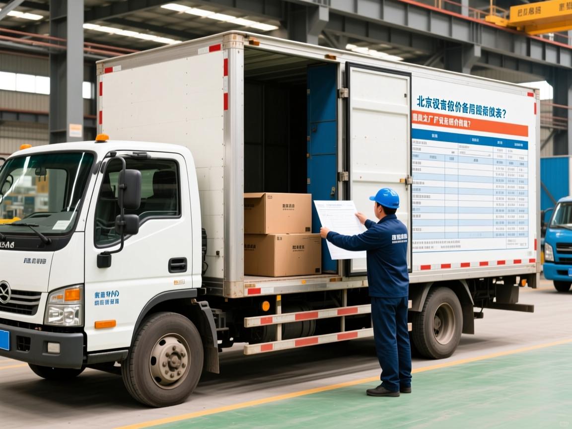 北京工厂设备搬迁报价表怎么做?有没有靠谱的报价表示例?