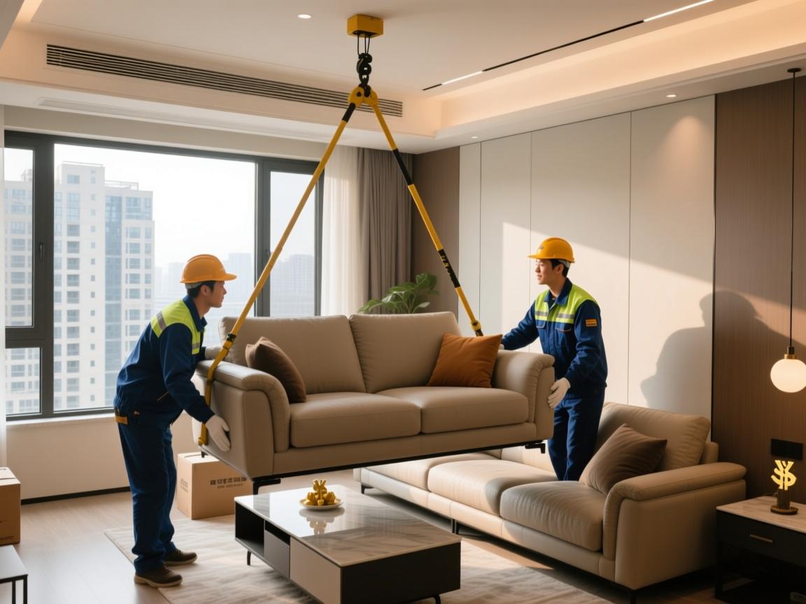 北京沙发吊装搬运大概多少钱，高层怎么安全搞定？